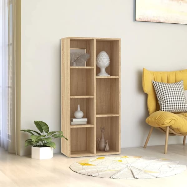 vidaXL bogreol 50x25x106 cm konstrueret træ sonoma-eg -  Bogskabe & reoler