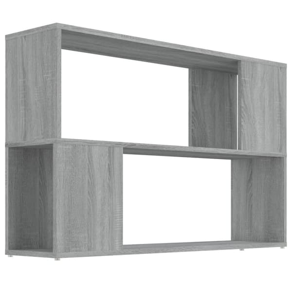 vidaXL bogreol 100x24x63 cm konstrueret træ grå sonoma-eg -  Bogskabe & reoler