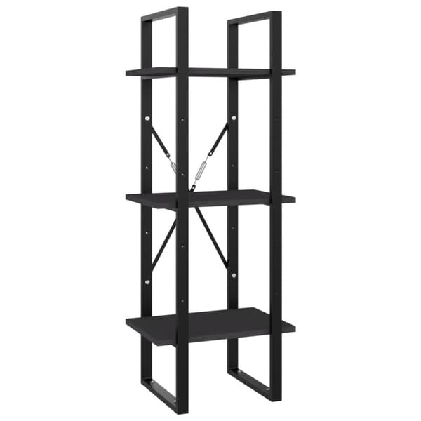 vidaXL bogreol 5 hylder 40x30x175 cm konstrueret træ grå -  Bogskabe & reoler