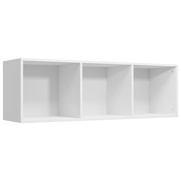 vidaXL bogreol/tv-bord 36x30x114 cm konstrueret træ hvid -  Bogskabe & reoler