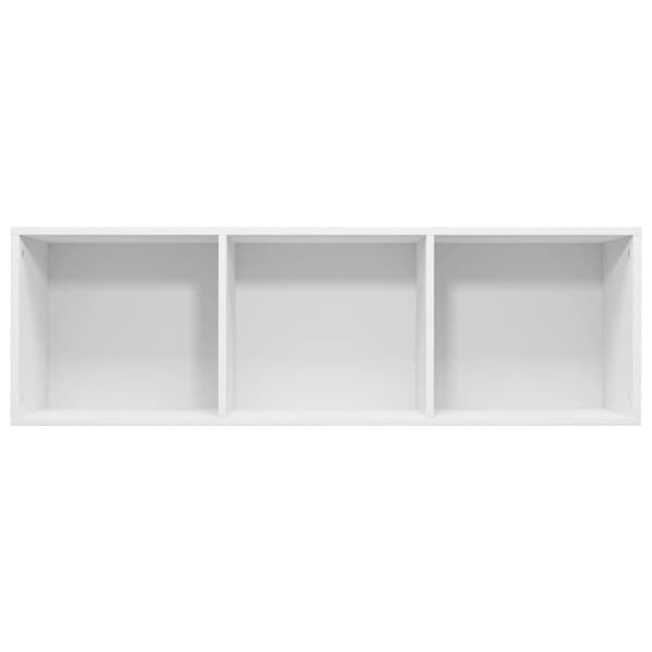 vidaXL bogreol/tv-bord 36x30x114 cm konstrueret træ hvid -  Bogskabe & reoler