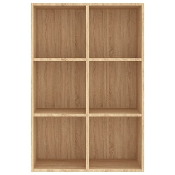 vidaXL bogreol/skænk 66x30x98 cm konstrueret træ sonoma-eg - Bogskabe & reoler