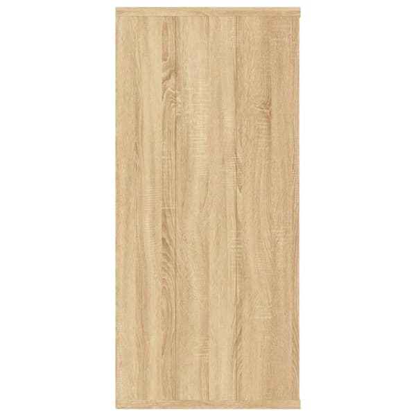 vidaXL bogreol/skænk 66x30x98 cm konstrueret træ sonoma-eg - Bogskabe & reoler