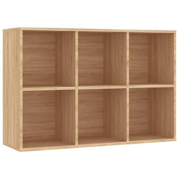 vidaXL bogreol/skænk 66x30x98 cm konstrueret træ sonoma-eg -  Bogskabe & reoler