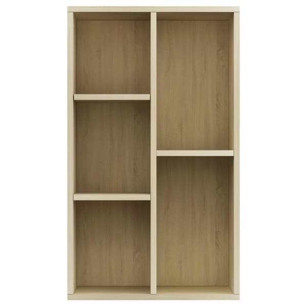 vidaXL bogskab/skænk sonoma-eg 50x25x80 cm spånplade -  Bogskabe & reoler