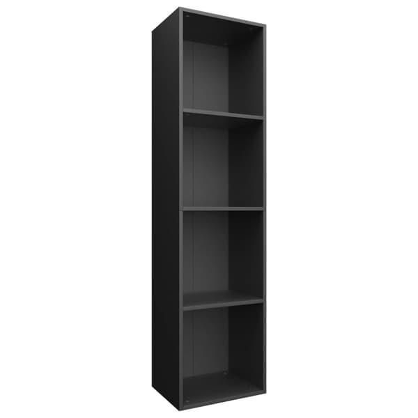 vidaXL bogreol/tv-bord 36x30x143 cm konstrueret træ sort -  Bogskabe & reoler