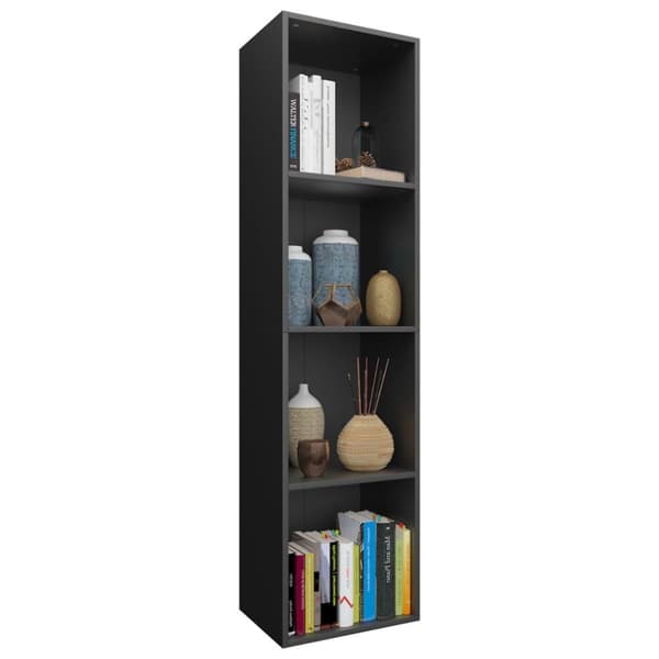 vidaXL bogreol/tv-bord 36x30x143 cm konstrueret træ sort -  Bogskabe & reoler