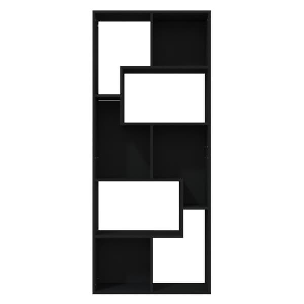 vidaXL Kirjahylly musta 67x24x161 cm tekninen puu -  Kirjahyllyt