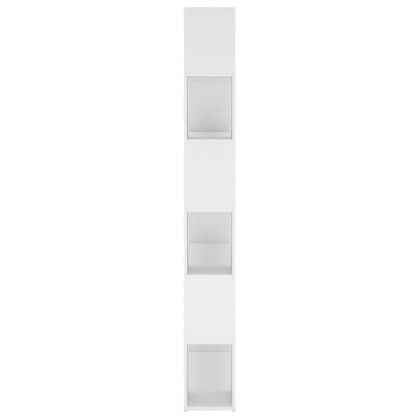 vidaXL bogreol/rumdeler 100x24x188 cm hvid -  Bogskabe & reoler