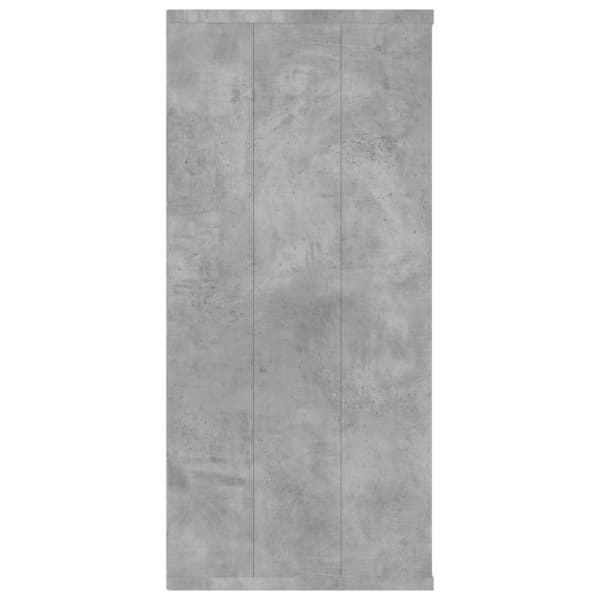 vidaXL bogreol/skænk 66x30x98 cm konstrueret træ betongrå -  Bogskabe & reoler
