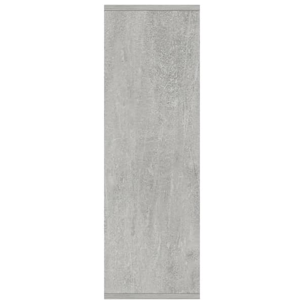 vidaXL bogskab/skænk 50x25x80 cm spånplade betongrå - Bogskabe & reoler
