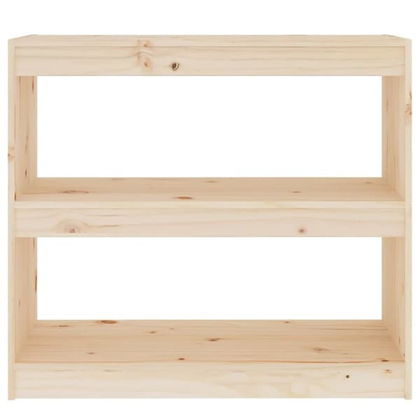 vidaXL bogreol/rumdeler 80x30x71,5 massivt fyrretræ - Bogskabe & reoler