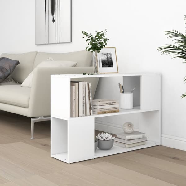 vidaXL bogreol 100x24x63 cm spånplade hvid - Bogskabe & reoler