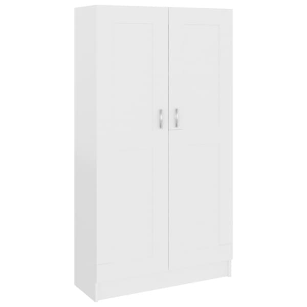 vidaXL bogskab 82,5x30,5x150 cm spånplade hvid - Bogskabe & reoler