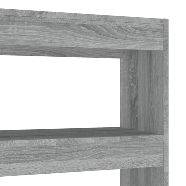 vidaXL bogreol/rumdeler 100x30x135 cm grå sonoma-eg - Bogskabe & reoler