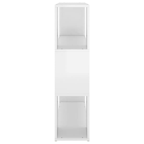 vidaXL bogskab/rumdeler 100x24x94 cm spånplade hvid højglans - Bogskabe & reoler