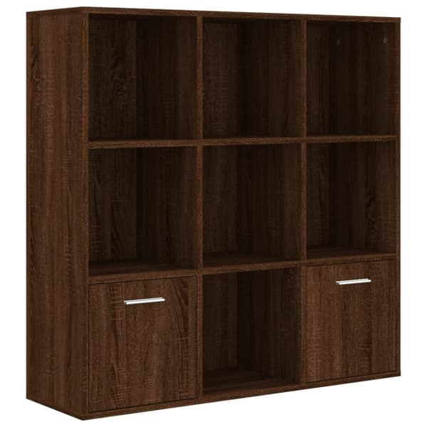 vidaXL bogreol 98x30x98 cm brun egetræsfarve - Bogskabe & reoler