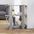 Pikkukuva 1 / 9: vidaXL Kirjahylly/tilanjakaja harmaa Sonoma 80x30x87 cm -  Kirjahyllyt