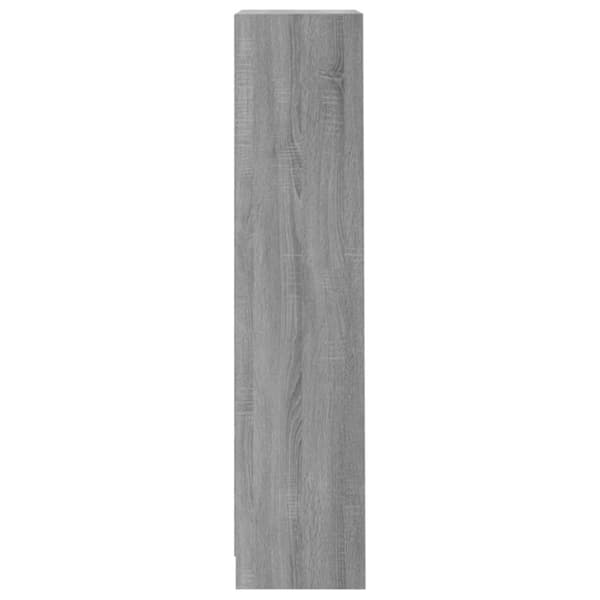 vidaXL 3-tasoinen Kirjahylly harmaa Sonoma 40x24x109 cm tekninen puu - Kirjahyllyt