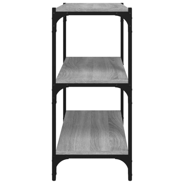 vidaXL bogreol 60x33x70,5 cm konstrueret træ og stål grå sonoma-eg -  Bogskabe & reoler