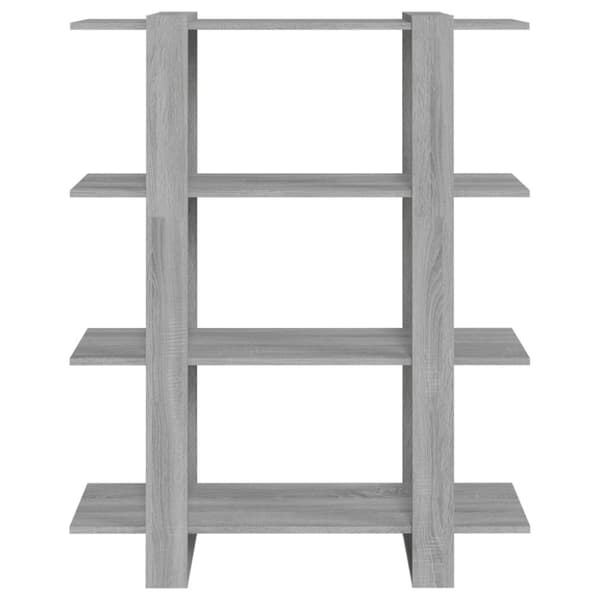 vidaXL bogreol/rumdeler 100x30x123,5 cm grå sonoma-eg -  Bogskabe & reoler