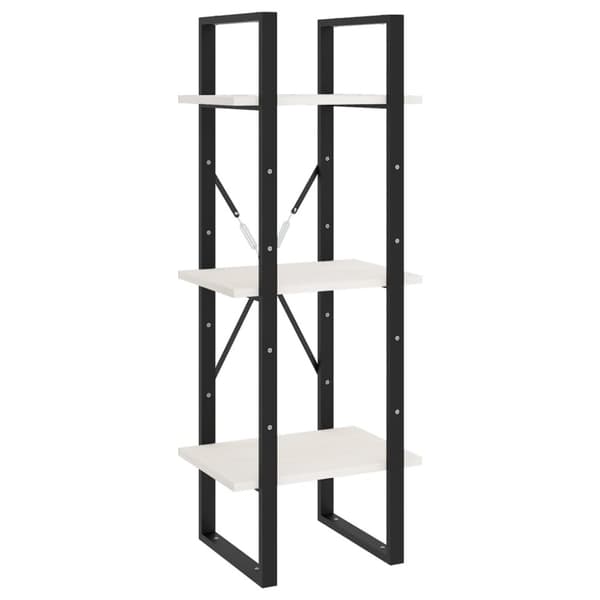 vidaXL 5-tasoinen kirjahylly valkoinen 40x30x175 cm mänty -  Kirjahyllyt