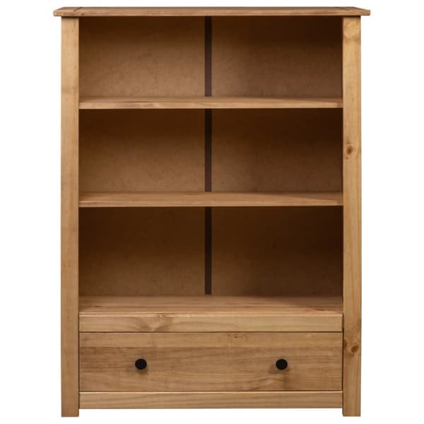 vidaXL bogreol 80 x 35 x 100 cm massivt fyrretræ Panama -  Bogskabe & reoler