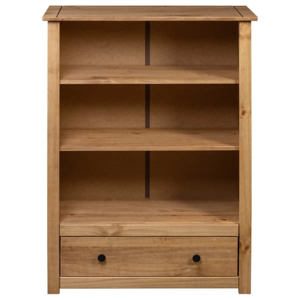 vidaXL bogreol 80 x 35 x 100 cm massivt fyrretræ Panama -  Bogskabe & reoler