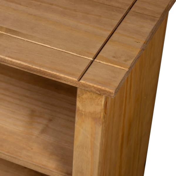 vidaXL bogreol 80 x 35 x 100 cm massivt fyrretræ Panama -  Bogskabe & reoler