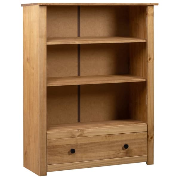 vidaXL bogreol 80 x 35 x 100 cm massivt fyrretræ Panama -  Bogskabe & reoler