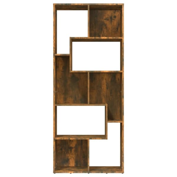 vidaXL Kirjahylly savutammi 67x24x161 cm tekninen puu - Kirjahyllyt