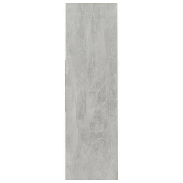 vidaXL bogreol 97,5x29,5x100 cm konstrueret træ betongrå - Bogskabe & reoler