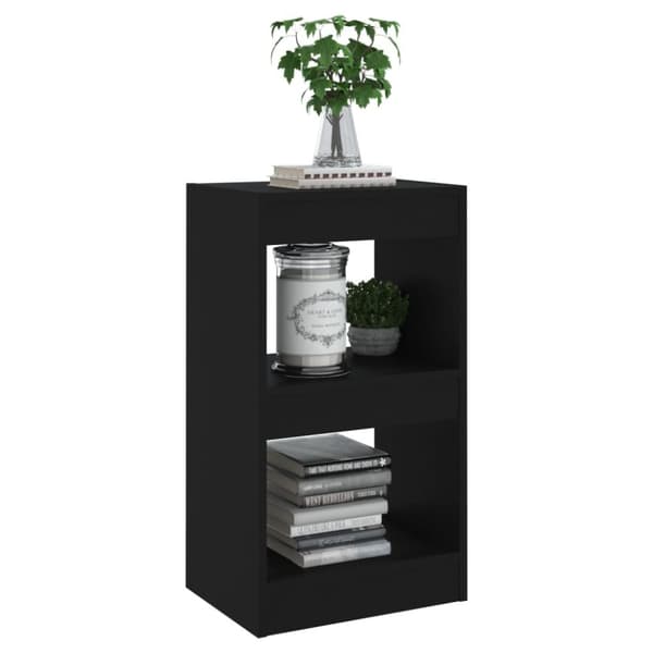 vidaXL bogreol/rumdeler 40x30x72 cm sort -  Bogskabe & reoler