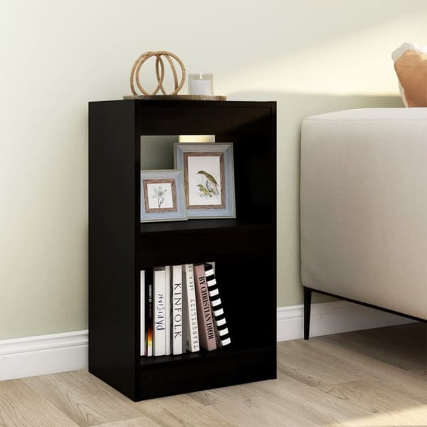 vidaXL bogreol/rumdeler 40x30x72 cm sort -  Bogskabe & reoler
