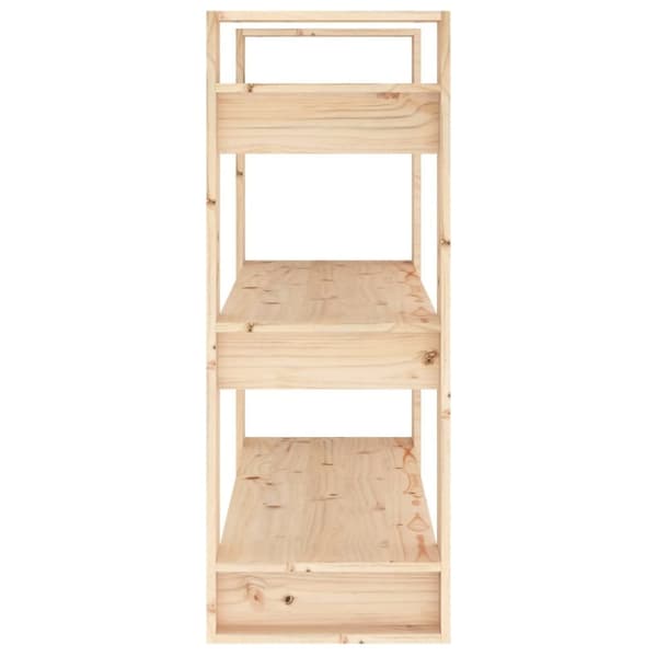 vidaXL bogreol/rumdeler 80x35x91 cm massivt fyrretræ - Bogskabe & reoler