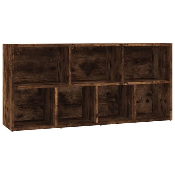 vidaXL Bokhylla rökfärgad ek 50x25x106 cm - Bokhyllor & fristående hyllor