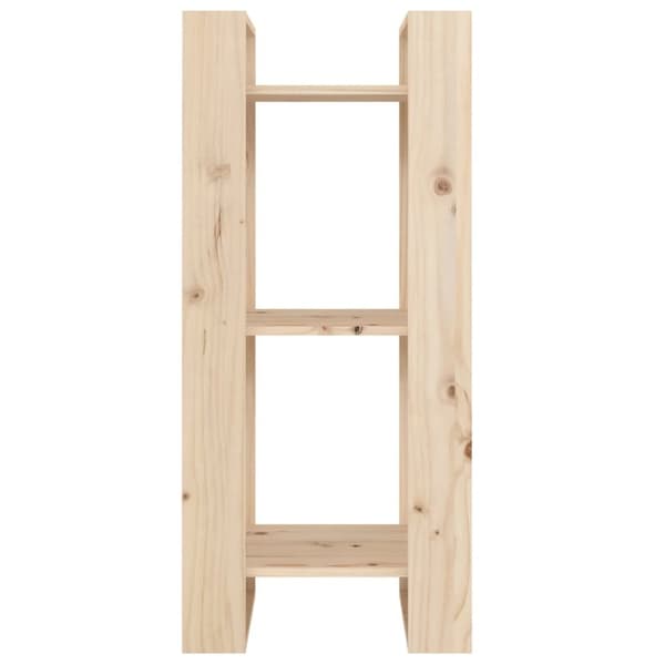 vidaXL bogreol/rumdeler 41x35x91 cm massivt fyrretræ -  Bogskabe & reoler