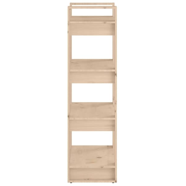 vidaXL bogreol/rumdeler 60x35x125 cm massivt træ -  Bogskabe & reoler