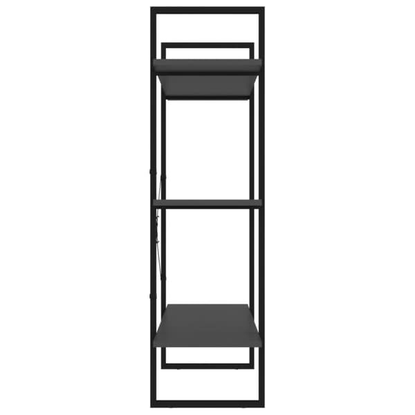 vidaXL Kirjahylly betoninharmaa 100x30x105 cm tekninen puu - Kirjahyllyt