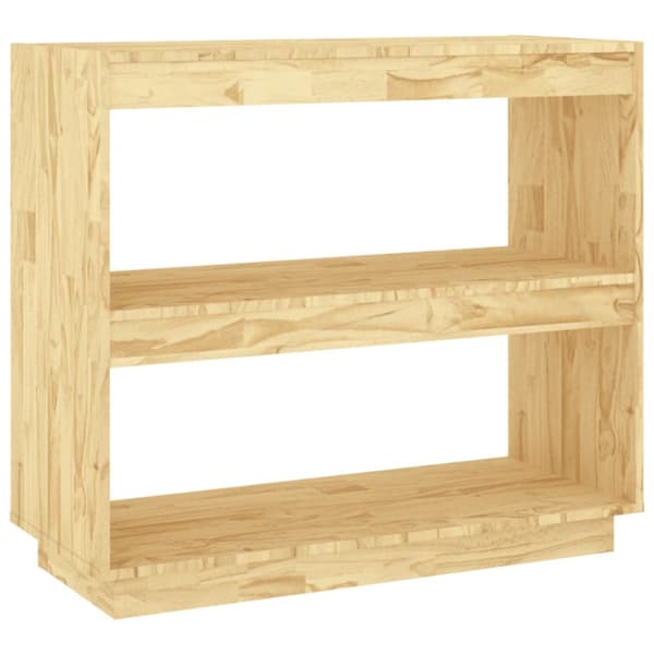 vidaXL bogreol 80x35x71 cm massivt fyrretræ - Bogskabe & reoler