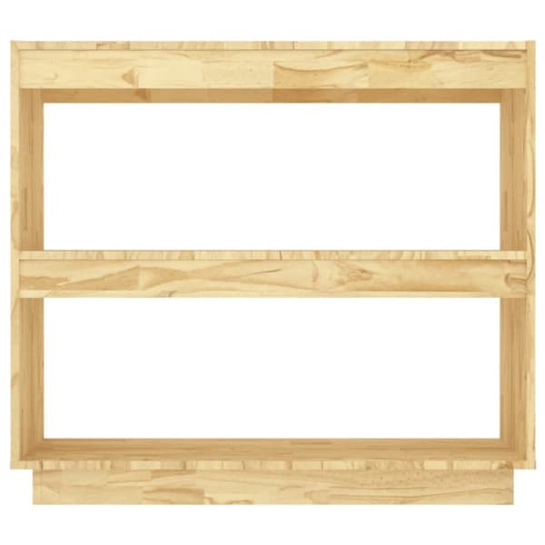 vidaXL bogreol 80x35x71 cm massivt fyrretræ - Bogskabe & reoler