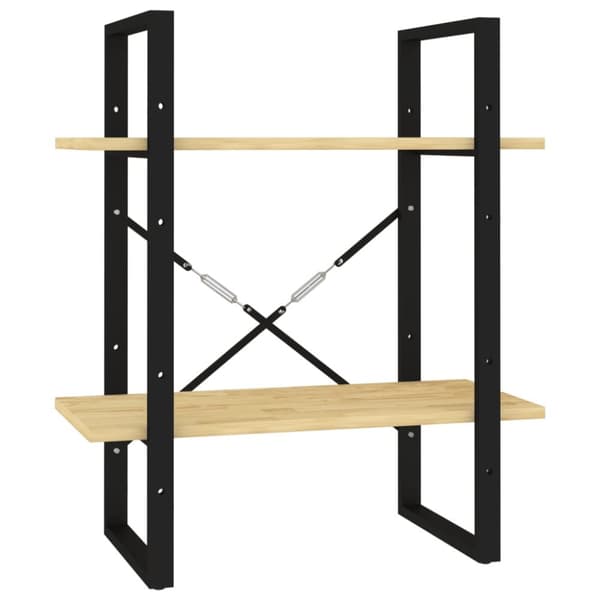 vidaXL 2-tasoinen kirjahylly 60x30x70 cm täysi mänty -  Kirjahyllyt