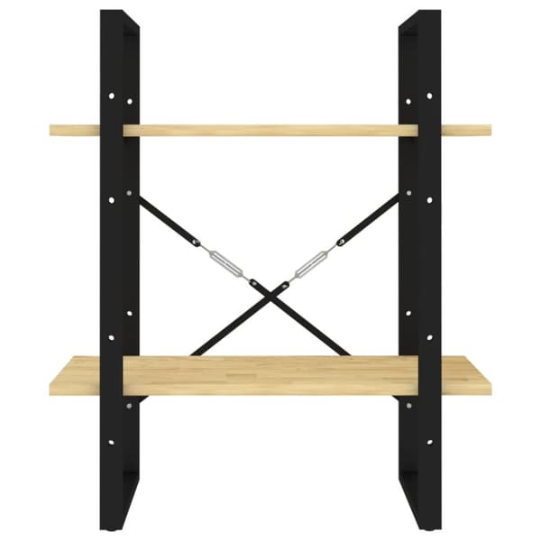 vidaXL 2-tasoinen kirjahylly 60x30x70 cm täysi mänty - Kirjahyllyt