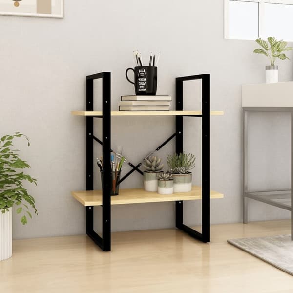 vidaXL 2-tasoinen kirjahylly 60x30x70 cm täysi mänty - Kirjahyllyt