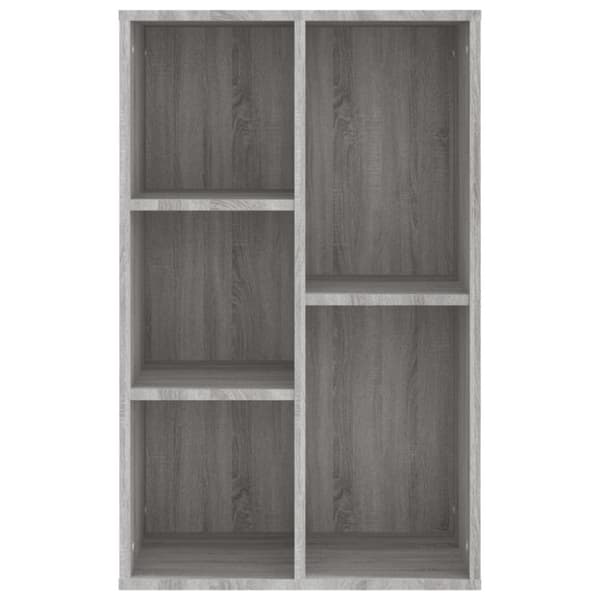vidaXL bogreol/skænk 50x25x80 cm konstrueret træ grå sonoma-eg -  Bogskabe & reoler