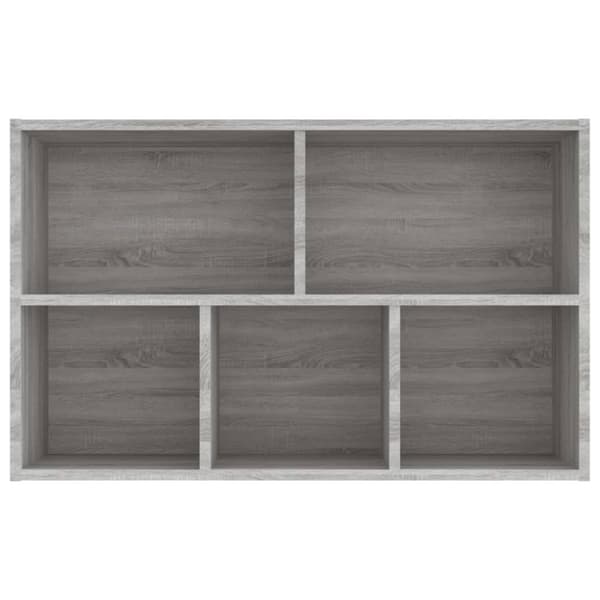 vidaXL bogreol/skænk 50x25x80 cm konstrueret træ grå sonoma-eg -  Bogskabe & reoler