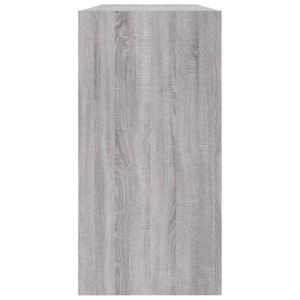 vidaXL bogreol/skænk 50x25x80 cm konstrueret træ grå sonoma-eg -  Bogskabe & reoler