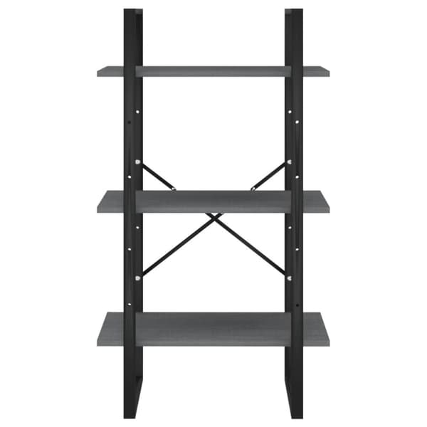 vidaXL Varastohylly harmaa 60x30x105 cm täysi mänty - Kirjahyllyt