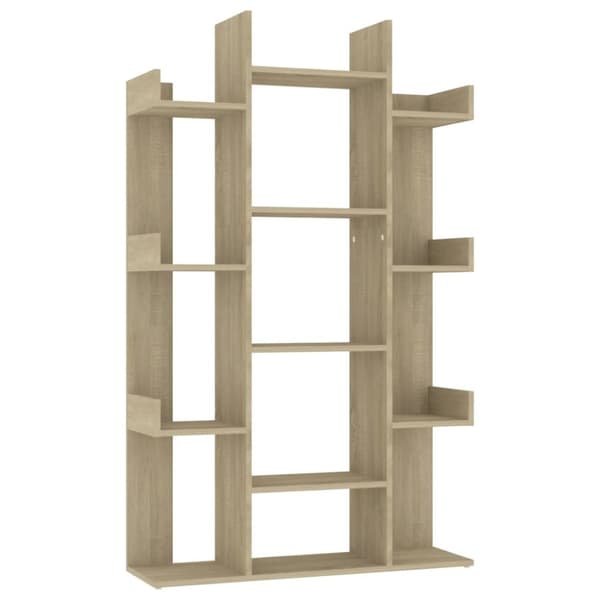 vidaXL bogskab 86x25,5x140 cm spånplade sonoma-eg -  Bogskabe & reoler