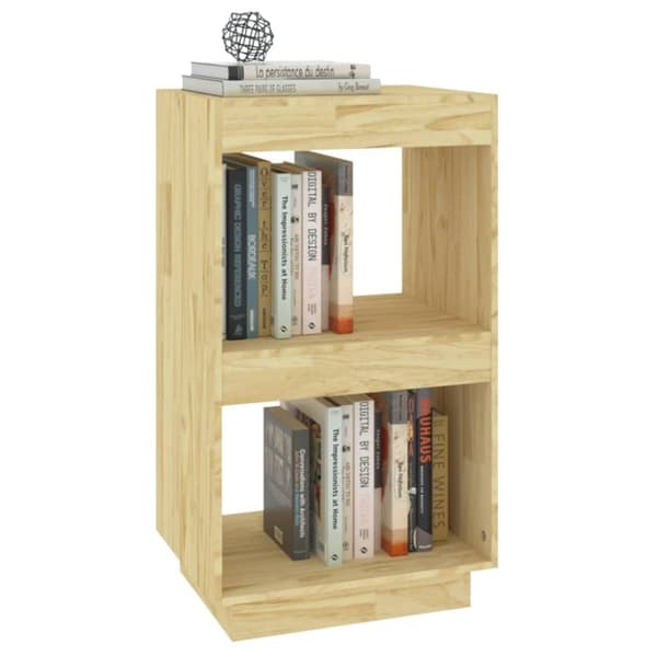 vidaXL bogreol 40x35x71 cm massivt fyrretræ -  Bogskabe & reoler